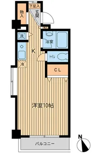 神奈川県川崎市川崎区境町【マンション】の間取り