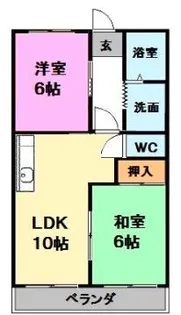 メゾン静【2階】の間取り