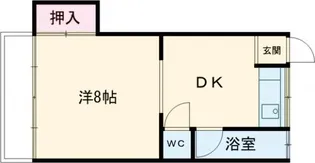 ニュープリンス【1階】の間取り