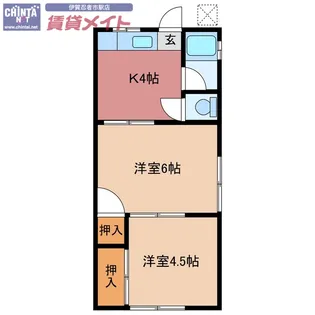 千歳コーポ【1階】の間取り