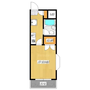 シリウス【3階】の間取り