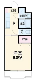 フローラ若松【2階】の間取り