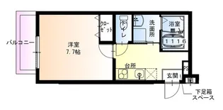 フジパレス湊ノース【3階】の間取り