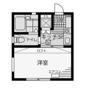 神奈川県横浜市鶴見区下末吉3【アパート】の間取り