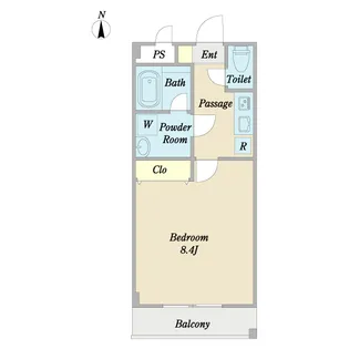 エスタ新鎌ヶ谷【2階】の間取り