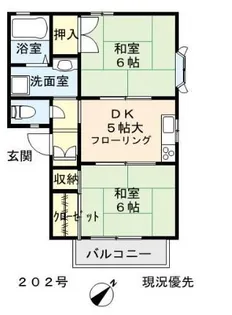 コーポディアス【2階】の間取り