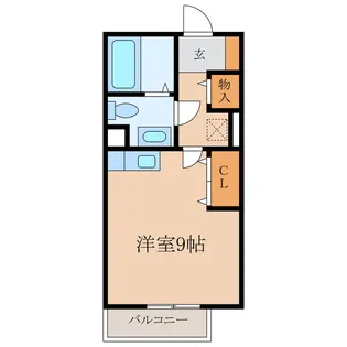 愛知県尾張旭市南栄町旭ケ丘【アパート】の間取り
