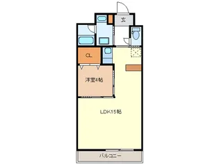 スクエア西丸之内【9階】の間取り