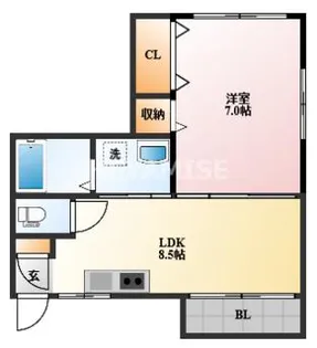 コーポ・ヒロ【2階】の間取り