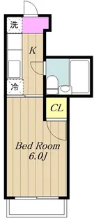 コスモ百合丘【2階】の間取り