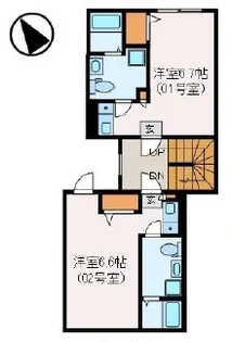 アイリス堀切【3階】の間取り
