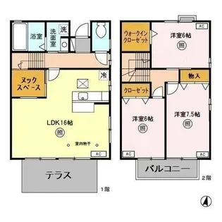 ジヴェルニーの間取り