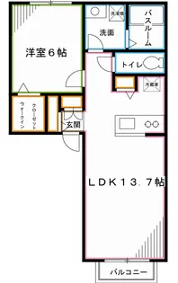 東京都杉並区荻窪1【アパート】の間取り