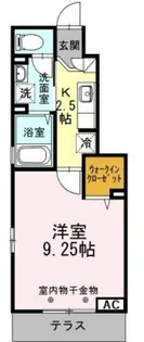 レガロ南水元【1階】の間取り