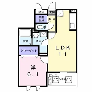 ファレノプシス【3階】の間取り