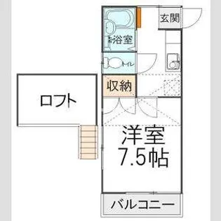 赤毛のアン【2階】の間取り