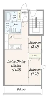 GRAN PASEO三宿 グランパセオ三宿【4階】の間取り