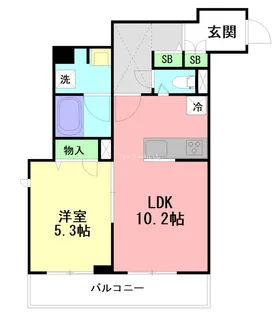 プリオーレ鎌倉【1階】の間取り