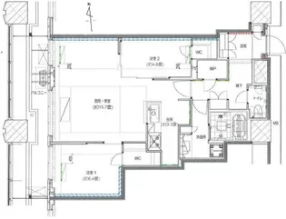 東京都新宿区富久町【マンション】の間取り
