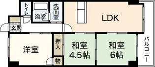 フォーラム180【3階】の間取り