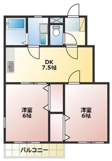 シャルマン【1階】の間取り