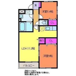 セカンドステージZERO【4階】の間取り