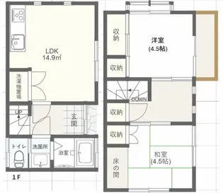東京都板橋区赤塚4【一戸建】の間取り