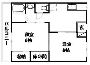 サンロード中野【2階】の間取り
