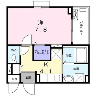 埼玉県川口市芝樋ノ爪1【アパート】の間取り