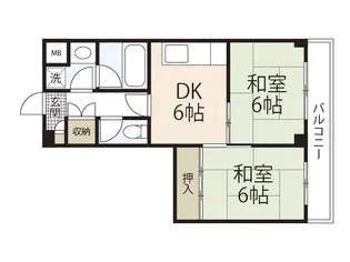 キャピトルアクア【3階】の間取り