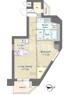 神明公園ハイツ・文京【5階】の間取り