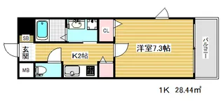 プラチナコート【7階】の間取り