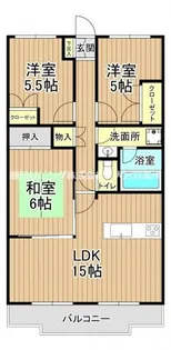 埼玉県さいたま市北区奈良町【マンション】の間取り