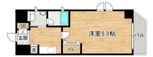 大阪府大阪市阿倍野区阪南町5【マンション】の間取り