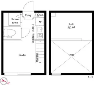 ハーモニーテラス西小岩V【1階】の間取り