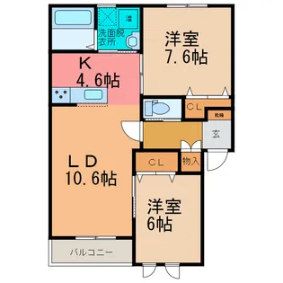 FitlifeII【1階】の間取り