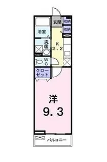 ブローテ三国ヶ丘【1階】の間取り