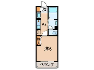 ア-バンベルテ【4階】の間取り