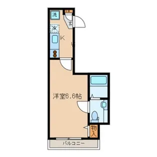 東京都豊島区南大塚1【アパート】の間取り