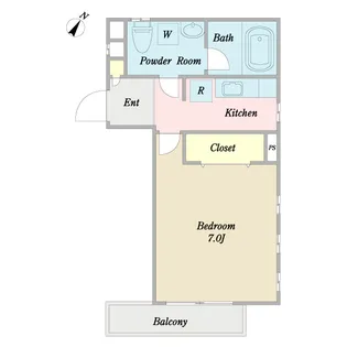 CASATACHIKAWA【2階】の間取り