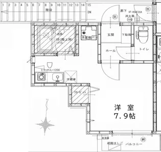 サーティエイト【2階】の間取り