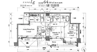 パークホームズ四谷ザ・レジデンス【1階】の間取り
