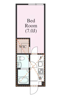 アザーレ・バモス柿生【2階】の間取り