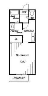 ソフィアフラット【1階】の間取り