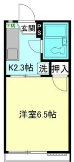 サンライズ・シックス【1階】の間取り