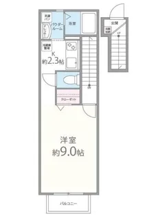 シュエット【1階】の間取り