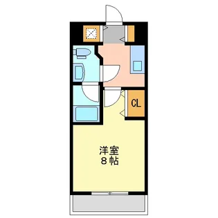 プラウドフラット新大阪【6階】の間取り