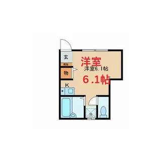 メゾンアデュースB【1階】の間取り