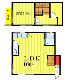 コーポ第一フクジュの間取り