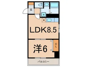 カーサマツダ【2階】の間取り